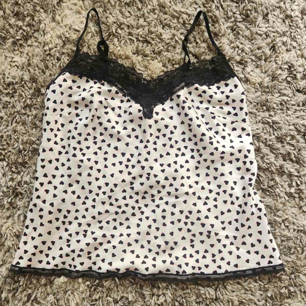 Victoria's Secret heart motif slip tank top S - Picture 4 of 4